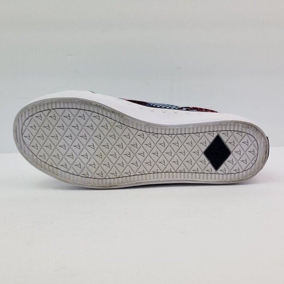 NEW Sperry Crest Vibe Madras Womens Size 6 Multi Patchwork Slip On Sneaker Shoes - Picture 8 of 10